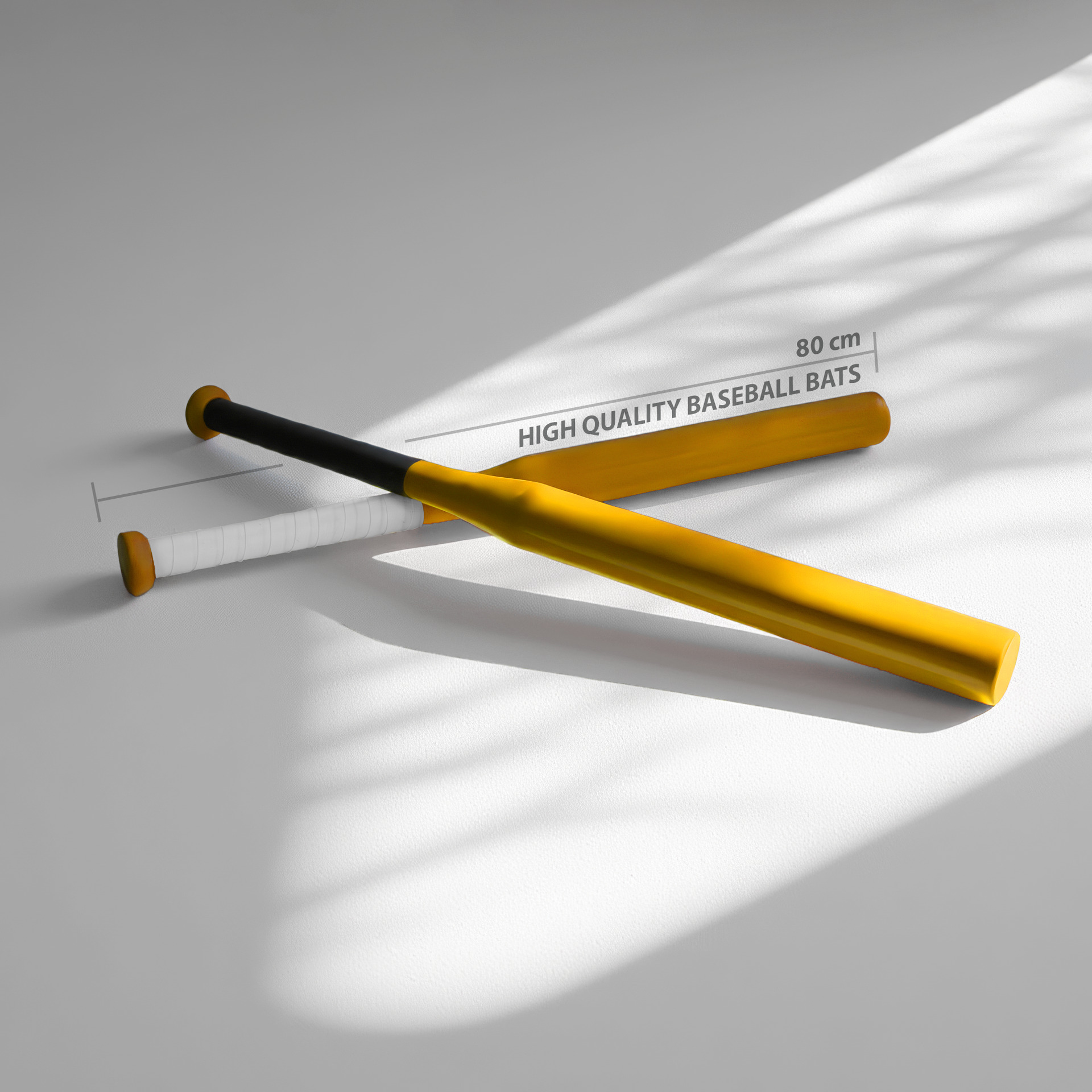 مضرب بيسبول - أصفر